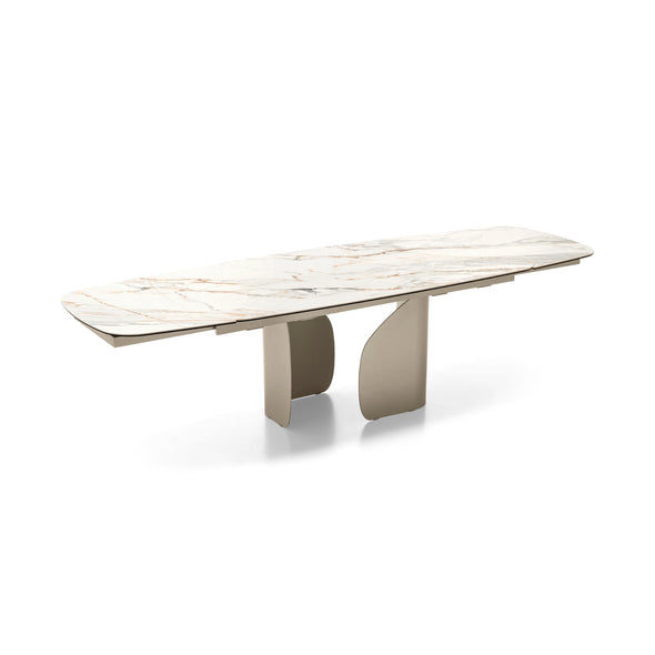 Twins Curved Extendable Dining Table