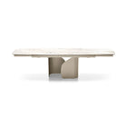 Twins Curved Extendable Dining Table