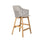 Choice Outdoor Stool with Wood Legs
