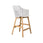 Choice Outdoor Stool with Wood Legs