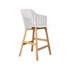 Choice Outdoor Stool with Wood Legs