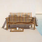 Amaze Outdoor Teak Stackable 2 Seater Sofa