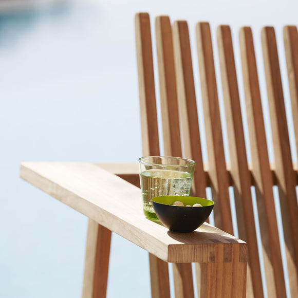 Amaze Outdoor Teak Stackable Lounge Chair