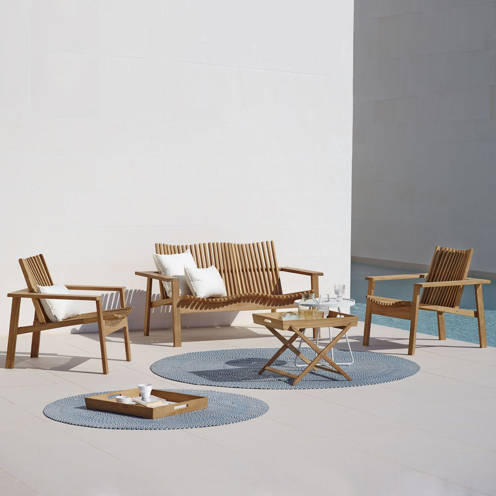 Amaze Outdoor Teak Stackable Lounge Chair