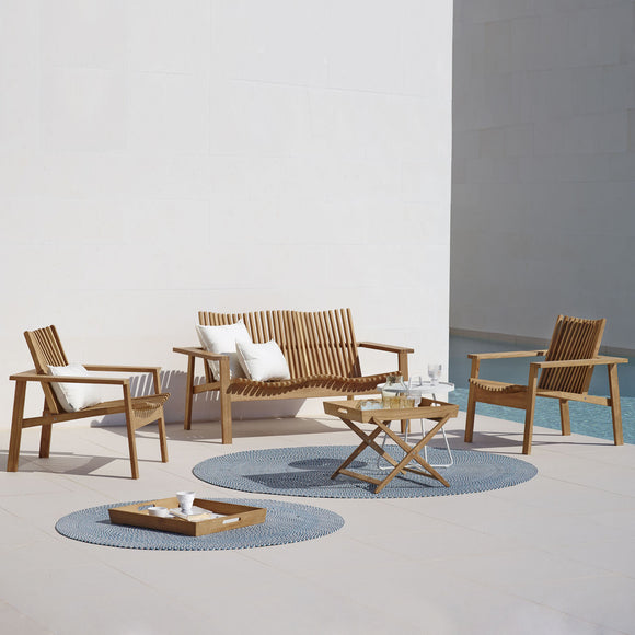 Amaze Outdoor Teak Stackable Lounge Chair
