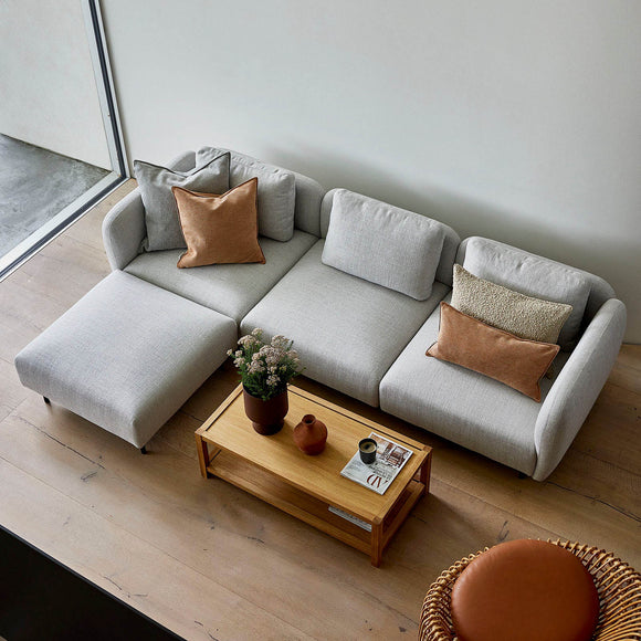 Aura 3-Seater Sofa & Chaise Lounge