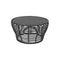 Basket Outdoor Coffee Table  option Medium: 29.6 in diameter