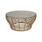 Basket Outdoor Coffee Table  option Taupe Ceramic