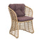 Basket Outdoor Dining Chair  option Dark Bordeaux Cane-line Wove