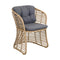 Basket Outdoor Dining Chair  option Grey Cane-line Natte