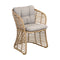 Basket Outdoor Dining Chair  option Light Brown Cane-line Rise