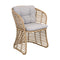 Basket Outdoor Dining Chair  option Light Brown Cane-line Wove