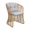 Basket Outdoor Dining Chair  option Light Grey Cane-line Natte