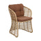 Basket Outdoor Dining Chair  option Umber Brown Cane-line Rise
