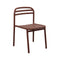 Bliss Outdoor Dining Chair  option Desert Red