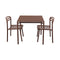 Bliss Outdoor Dining Table Set  option Desert Red