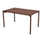 Bliss Outdoor Rectangular Dining Table  option Desert Red