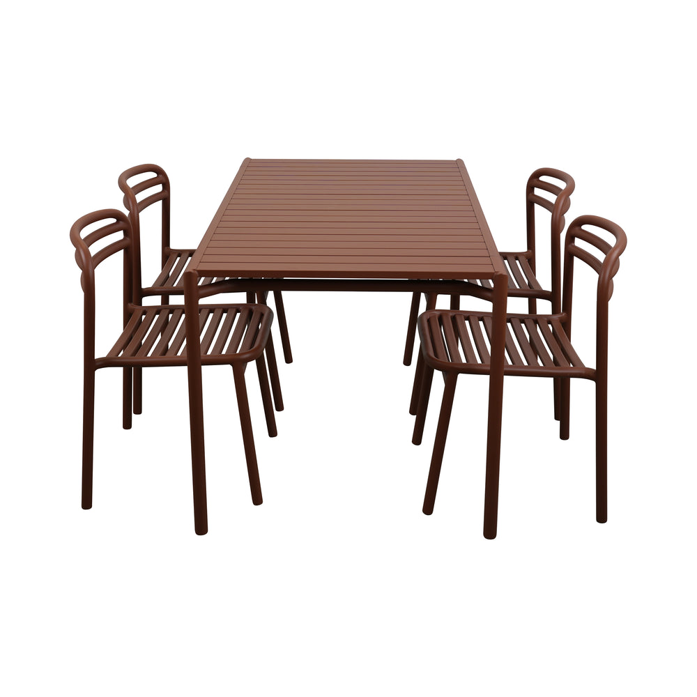 Bliss Outdoor Rectangular Dining Table Set