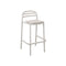 Bliss Outdoor Stackable Bar Stool  option Sand Aluminum