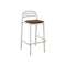 Bliss Outdoor Stackable Bar Stool  option Desert Red Cane-Line Delight