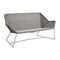Breeze Outdoor 2-Seater Lounge Sofa  option Taupe Cane-Line Weave