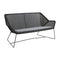 Breeze Outdoor 2-Seater Lounge Sofa  option Grey Cane-Line Nate