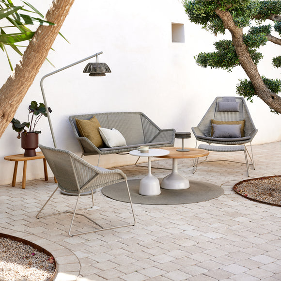 2 seater cane lounge best sale