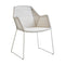 Breeze Outdoor Armchair  option White Grey Cane-Line Weave