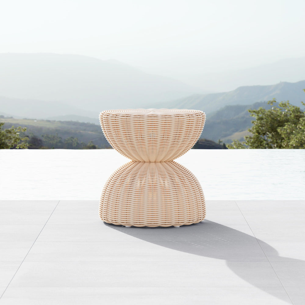 Cabo Wicker Outdoor Side Table