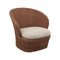 Coast Outdoor Swivel Lounge Chair  option Umber Brown Cane-line Weave