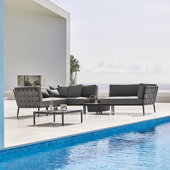 Conic Outdoor 2 Seater Sofa Right Module