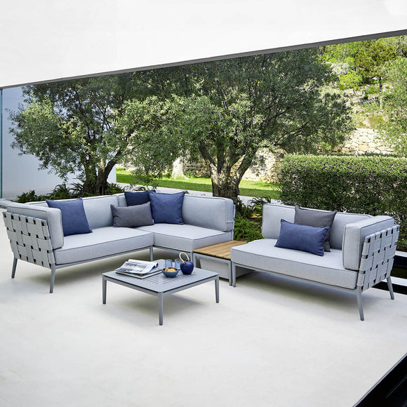 Conic Outdoor Sectional With Table/Storage