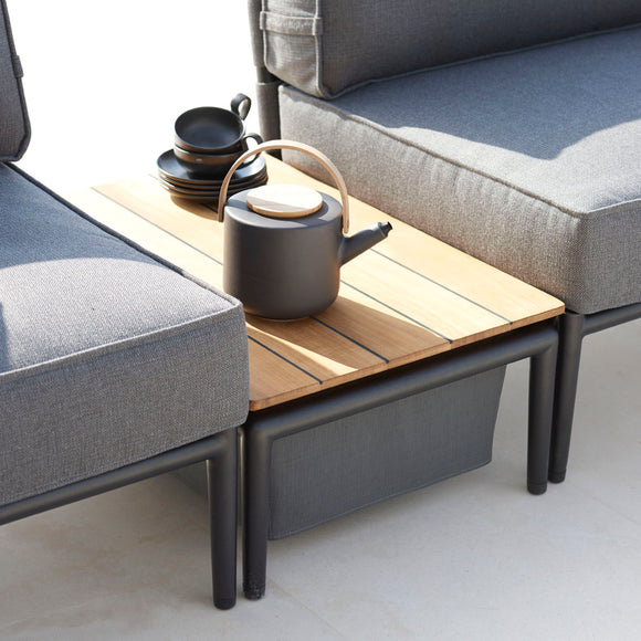 Conic Outdoor Sectional With Table/Storage