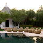 Gem Swivel Outdoor Lounge Chair