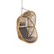 Hive Outdoor Hanging Chair  option Taupe Cane-Line Air Touch Seat/Back and Neck Cushion