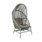 Hive Outdoor Chair with Base  option Dusty Green
