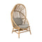 Hive Outdoor Chair with Base  option Desert Sand Cane-Line Rise Seat/Back cushion