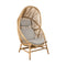 Hive Outdoor Chair with Base  option Light Brown Cane-Line Rise Seat/Back and Neck Cushion