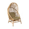 Hive Outdoor Chair with Base  option Turmeric Yellow Cane-Line Rise Seat/Back cushion