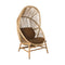 Hive Outdoor Chair with Base  option Umber Brown Cane-Line Rise Seat/Back cushion