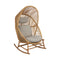 Hive Outdoor Rocking Chair  option Light Brown Cane-Line Rise Seat/Back and Neck Cushion