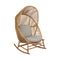 Hive Outdoor Rocking Chair  option Light Brown Cane-Line Rise Seat/Back Cushion