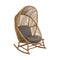Hive Outdoor Rocking Chair  option Taupe Cane-Line AirTouch Seat/Back cushion