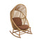 Hive Outdoor Rocking Chair  option Umber Brown Cane-Line Rise Seat/Back cushion