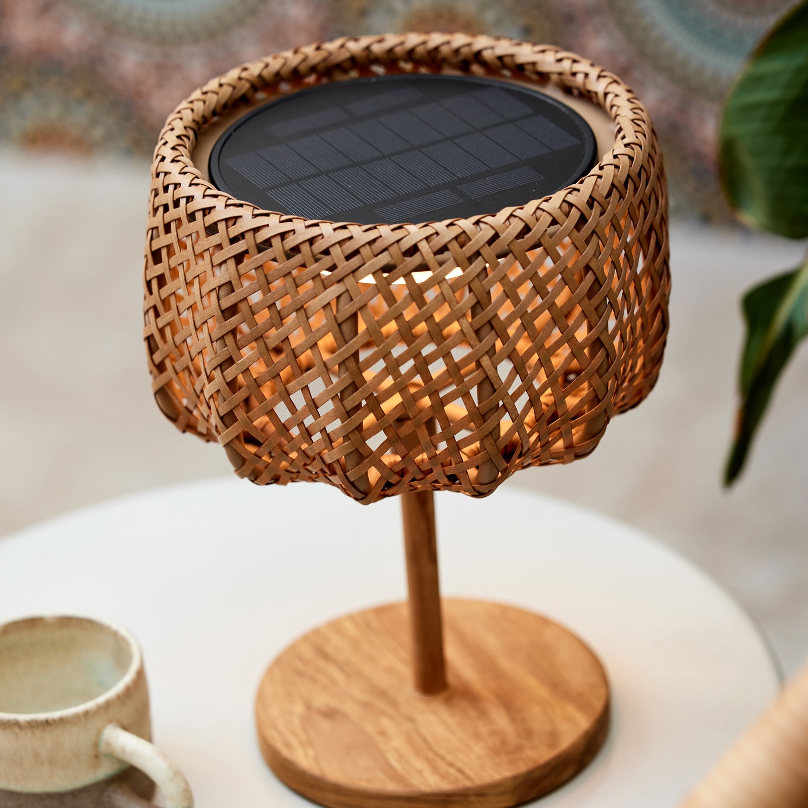 Cane-line Illusion Solar LED Indoor / Outdoor Glow Table Lamp