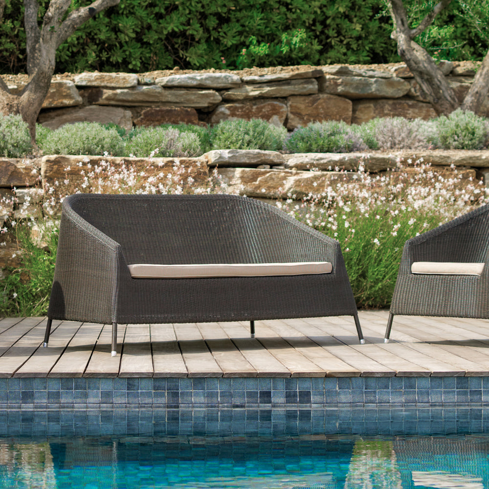 Kingston Outdoor 2 Seater Lounge Sofa
