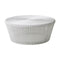 Kingston Outdoor Footstool  option White Grey