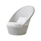 Kingston Outdoor Sunchair with Wheels  option White Cane Line Natte