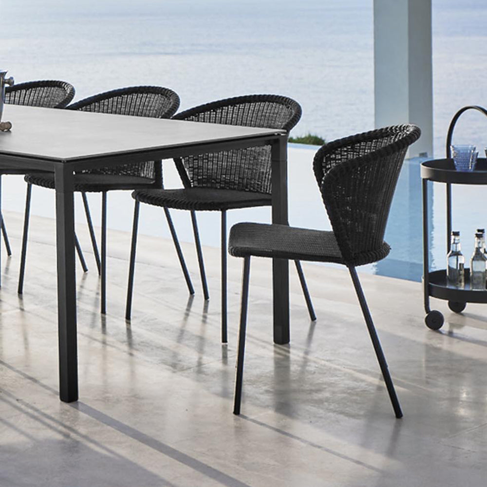 Lean Outdoor Stackable Chair