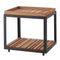 Level Outdoor Side Table  option Teak